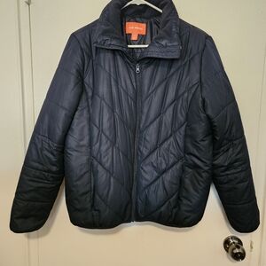 Joe Fresh Navy Quilted Jacket